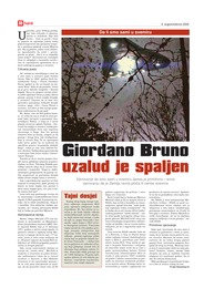 Giordano Bruno uzalud je spaljen