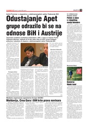 Odustajanje Apet  grupe odrazilo bi se na odnose BiH i Austrije