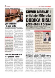Govor mrŽnje i prijetnje Milorada Dodika nisu pokolebali Fočake