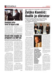 Željko Komšić: Dodik je diktator