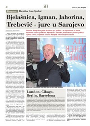 Bjelašnica, Igman, Jahorina, Trebević  jure u Sarajevo