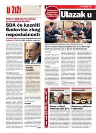 SDA će kazniti Sadovića zbog neposlušnosti
