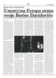 Umor(e)na Evropa nema svoje Borise Davidoviče