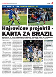Hajrovićev projektil - karta za Brazil