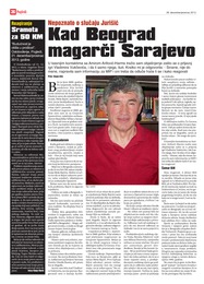 Kad Beograd magarči Sarajevo