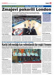 Karšić želi medalju kao rođendanski dar majci i treneru