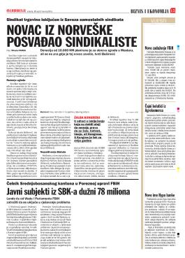 Javni subjekti iz SBK-a dužni 78 miliona 