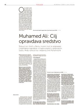 Muhamed Ali: Cilj opravdava sredstvo 