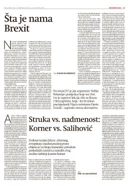 Struka vs. nadmenost: Korner vs. Salihović 