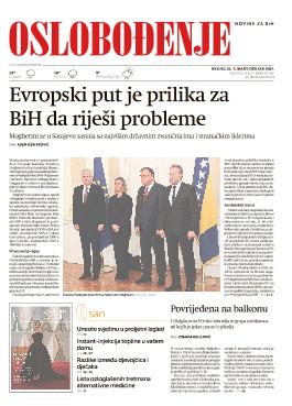 Evropski put je prilika za BiH da riješi problem
