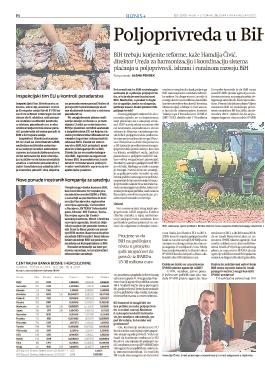 Poljoprivreda u BiH stagnira 