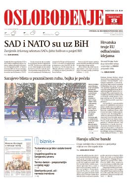 SAD i NATO su uz BiH