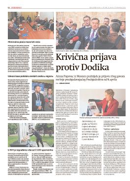 Krivična prijava protiv Dodika