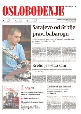 Sarajevo od Srbije pravi babarogu