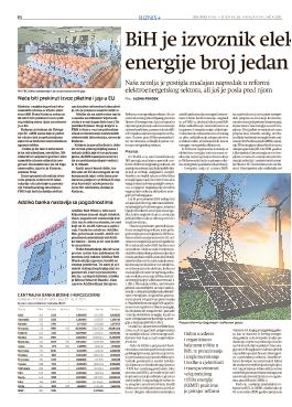 BiH je izvoznik električne energije broj jedan u JI Evropi 
