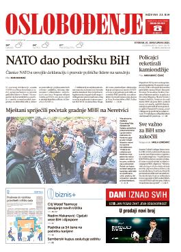 NATO dao podršku BiH 