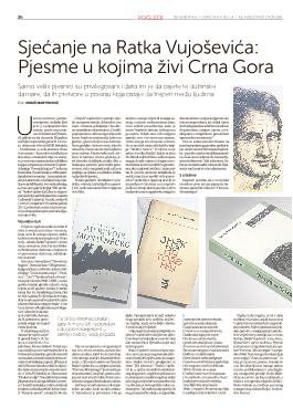 Sjećanje na Ratka Vujoševića: Pjesme u kojima živi Crna Gora 