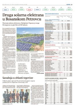 Druga solarna elektrana u Bosanskom Petrovcu 