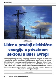 Lider u prodaji električne energije u privatnom sektoru u BiH i Evropi