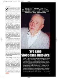 Sve rane Slobodana Brkovića