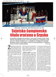 Svjetska šampionska titula vraćena u Srpsku