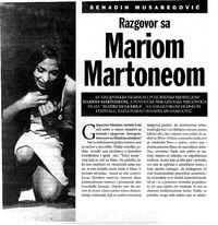 Razgovor sa Mariom Martoneom