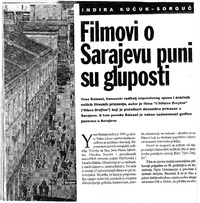 Filmovi o Sarajevu puni su gluposti