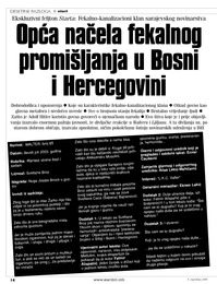Opća načela fekalnog promišljanja u Bosni i Hercegovini