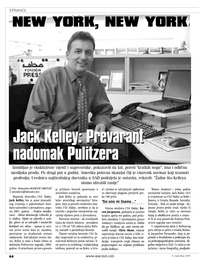 Jack Kelley: Prevarant nadomak Pulitzera