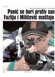 Panić se bori protiv samog sebe, a Fazlija i Miličević maštaju o medaljama