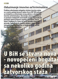 U BiH se stvara nova elita novopečeni bogataši sa nekoliko godina zatvorskog staža