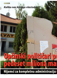 Općinski političari potrošili su pedeset miliona maraka