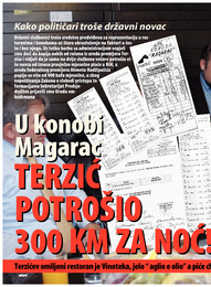 U konobi  Magarac  TerziĆ  potroŠio  300 KM za noĆ!