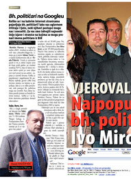 Vjerovali ili ne:  Najpopularniji  bh. političar je  Ivo Miro Jović