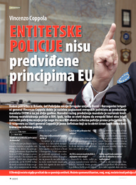 ENTITETSKE POLICIJE NISU PREDVIĐENE PRINCIPIMA EU