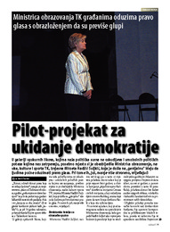 Pilot-projekat za ukidanje demokratije