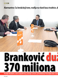 Branković dužan 370 miliona KM