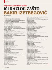 101 razlog zašto Bakir Izetbegović 