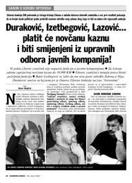 Duraković, Izetbegović, Lazović… platit će novčanu kaznu  i biti smijenjeni iz upravnih  odbora javnih kompanija