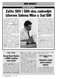 Zašto SDS i SDA nisu zadovoljni izborom Salema Mise u Sud BiH