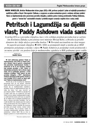 Petritsch i Lagumdžija su dijelili vlast; Paddy Ashdown vlada sam!
