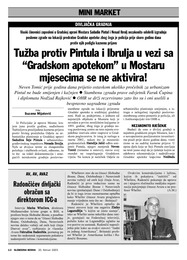 Tužba protiv Pintula i Ibrulja u vezi sa “Gradskom apotekom” u Mostaru mjesecima se ne aktivira!