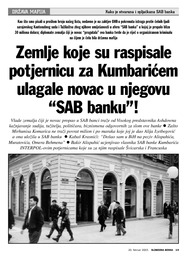 Zemlje koje su raspisale potjernicu za Kumbarićem ulagale novac u njegovu “SAB banku”!