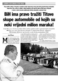 BiH ima pravo tražiti Titove skupe automobile od kojih su neki vrijedni milion maraka
