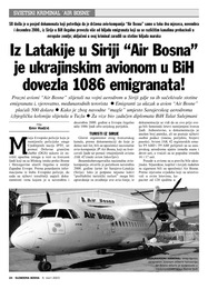 Iz Latakije u Siriji “Air Bosna” je ukrajinskim avionom u BiH dovezla 1086 emigranata!