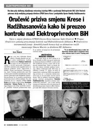 Oručević priziva smjenu Krese i Hadžihasanovića kako bi preuzeo kontrolu nad Elektroprivredom BiH