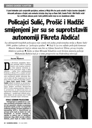 Policajci Sulić, Prošić i Hadžić smijenjeni jer su se suprotstavili autonomiji Fikreta Abdića!