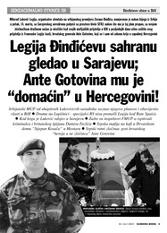 Legija Đinđićevu sahranu gledao u Sarajevu; Ante Gotovina mu je “domaćin” u Hercegovini