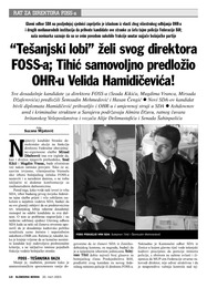 Tešanjski lobi” želi svog direktora FOSS-a; Tihić samovoljno predložio OHR-u Velida Hamidičevića