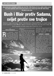 Bush i Blair protiv Sadama, svijet protiv sve trojice